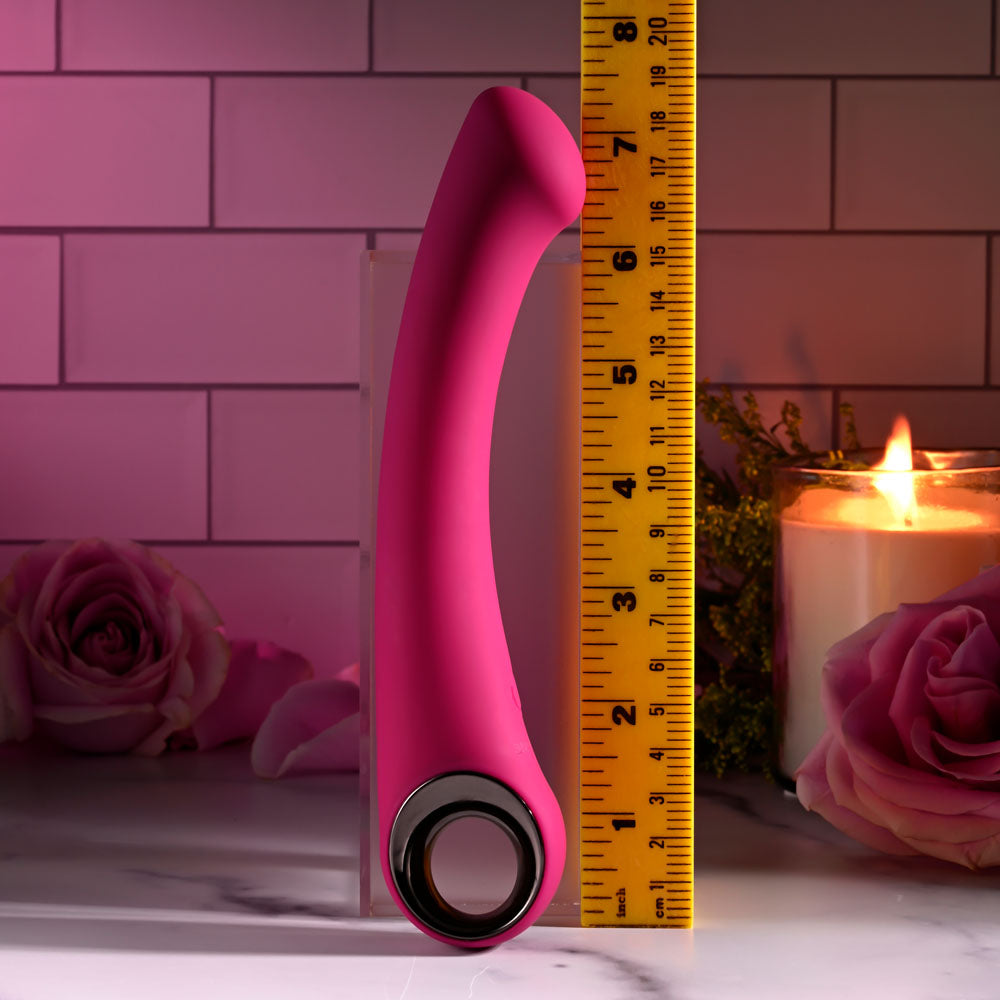 Evolved PLEASURE CURVE - Pink 19 cm USB Rechargeable Vibrator-EN-RS-4905-2