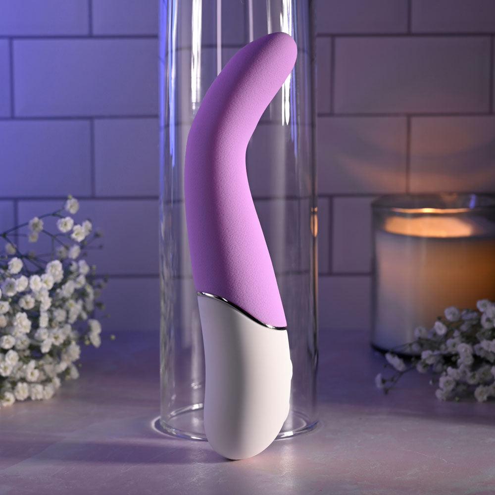 Evolved SLIP OF THE TONGUE - Purple 21.1 cm USB Rechargeable Flicking Tongue Vibrator-EN-RS-5674-2