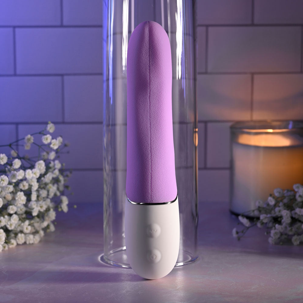 Evolved SLIP OF THE TONGUE - Purple 21.1 cm USB Rechargeable Flicking Tongue Vibrator