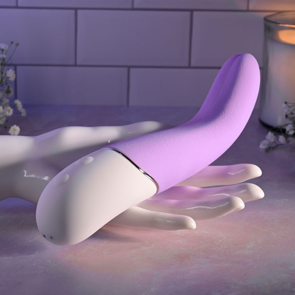 Evolved SLIP OF THE TONGUE - Purple 21.1 cm USB Rechargeable Flicking Tongue Vibrator-EN-RS-5674-2