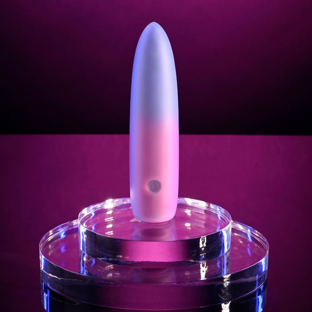 Evolved PARADISE BULLET - Pink/Purple 10.2 cm USB Rechargeable Bullet-EN-RS-5698-2
