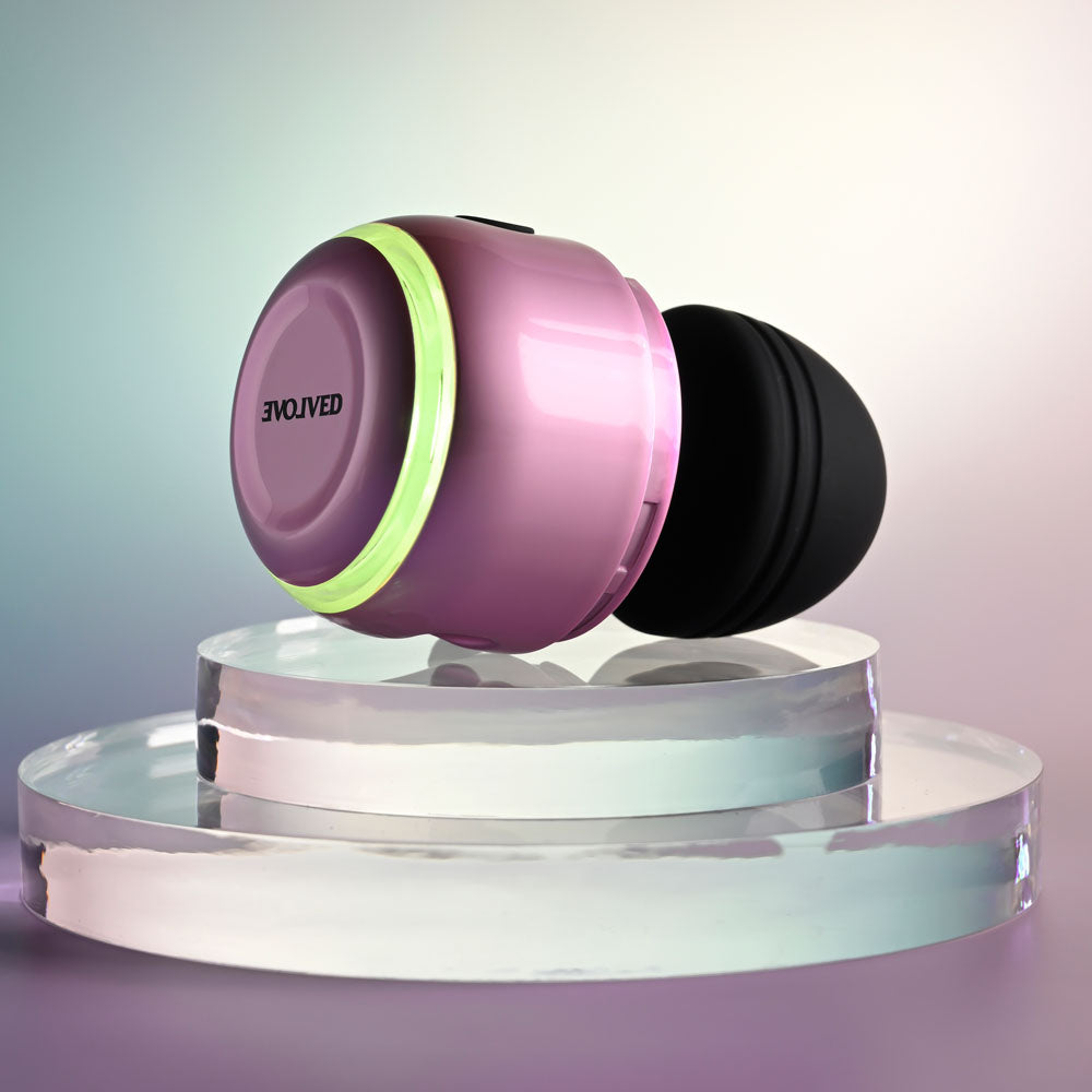 Evolved VACATION VIBES - VIBRATING - Pink/Black 8.5 cm USB Rechargeable Vibrating Stimulator-EN-RS-5971-2