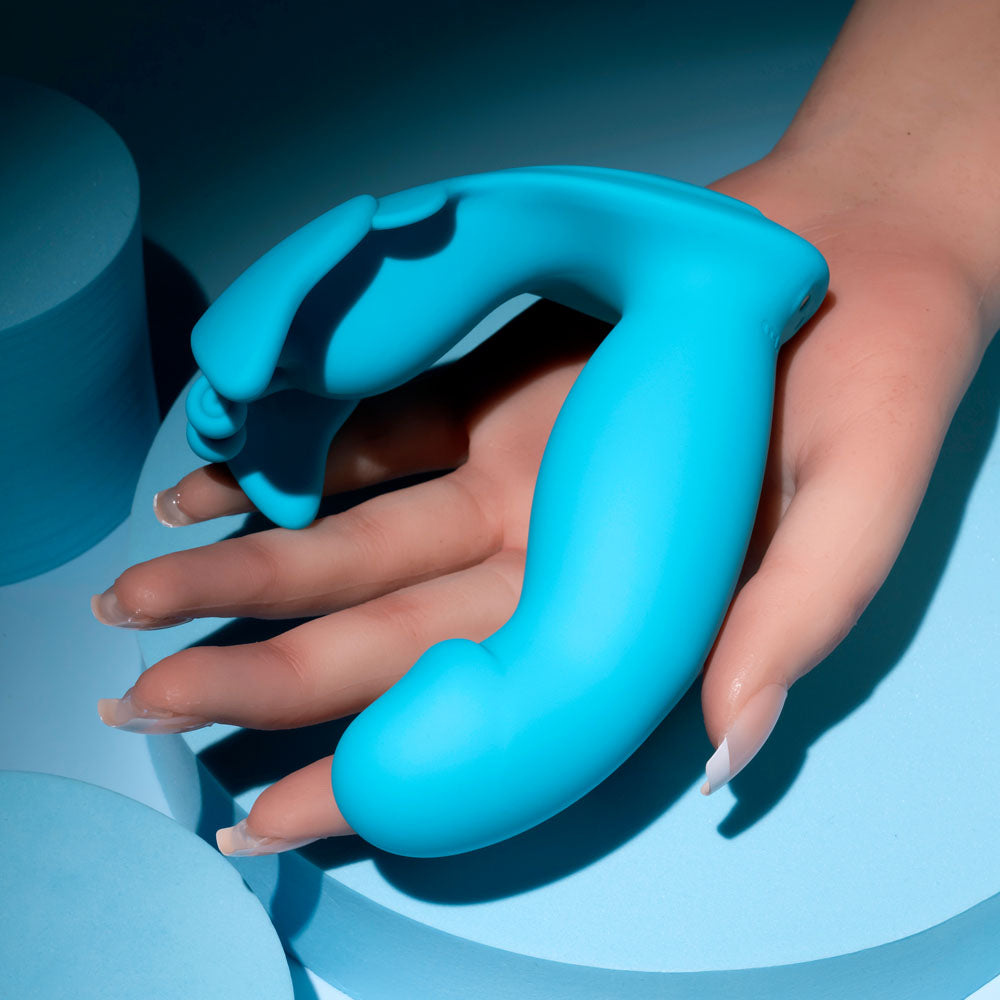 Evolved SPREAD YOUR WINGS - Blue USB Rechargeable Wearable Butterfly Vibrator-EN-RS-6060-2