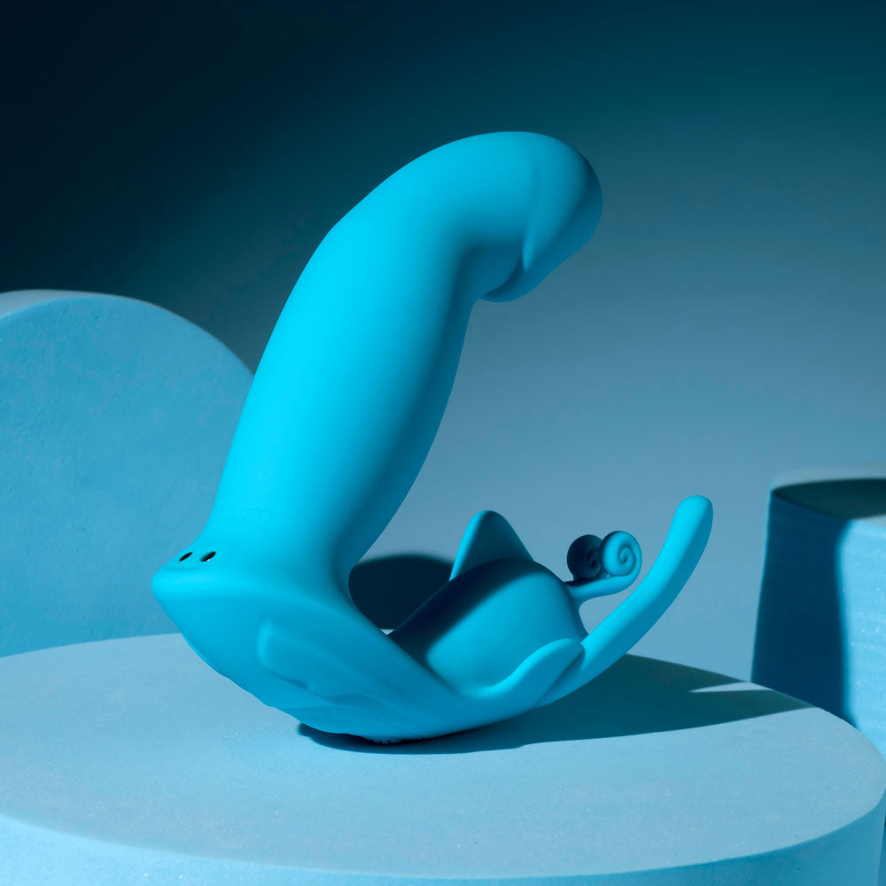 Evolved SPREAD YOUR WINGS - Blue USB Rechargeable Wearable Butterfly Vibrator-EN-RS-6060-2