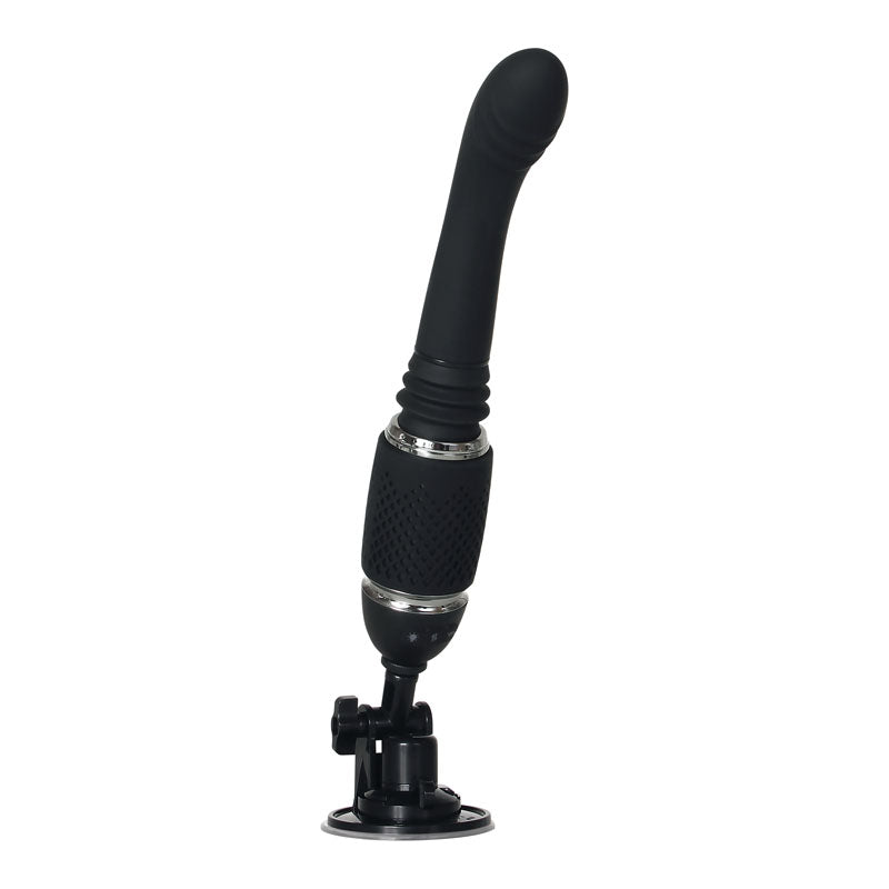 Evolved Thrust & Go - Black 15 cm USB Rechargeable Thrusting Vibrator with Interchangable Shafts-EN-RS-6320-2