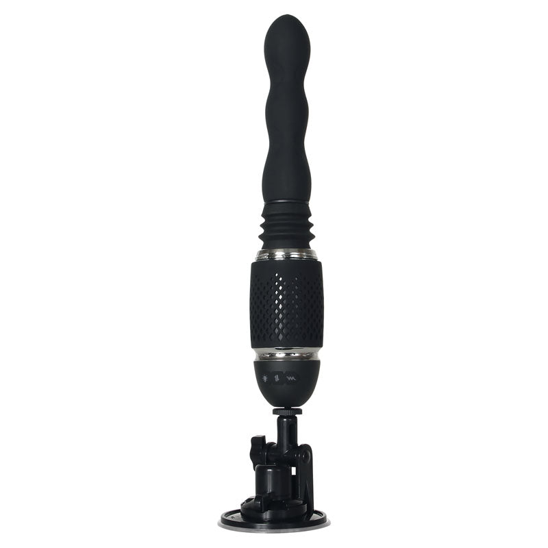 Evolved Thrust & Go - Black 15 cm USB Rechargeable Thrusting Vibrator with Interchangable Shafts-EN-RS-6320-2