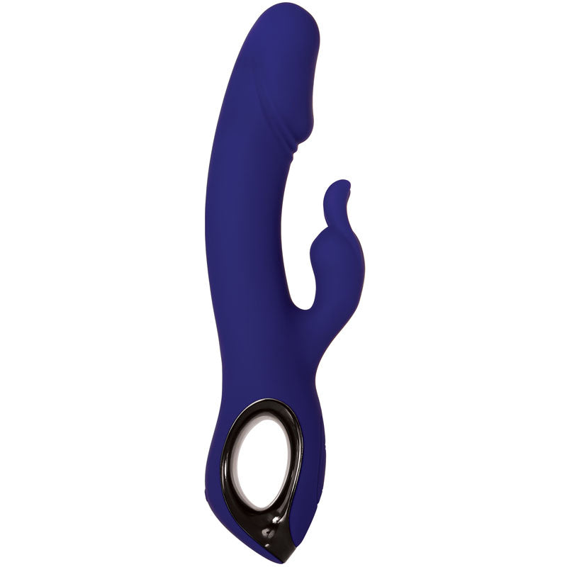 Evolved Bunny Buddy - Blue 22.2 cm USB Rechargeable Rabbit Vibrator-EN-RS-6634-2