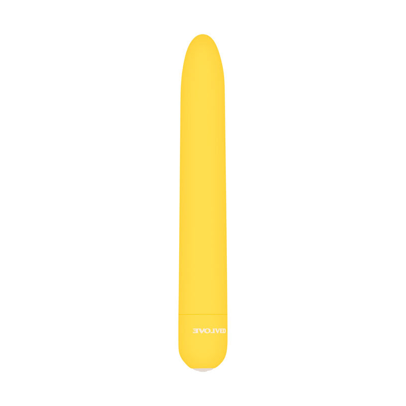 Evolved Sunny Sensations - Yellow 18.6 cm USB Rechargeable Vibrator-EN-RS-7273-2