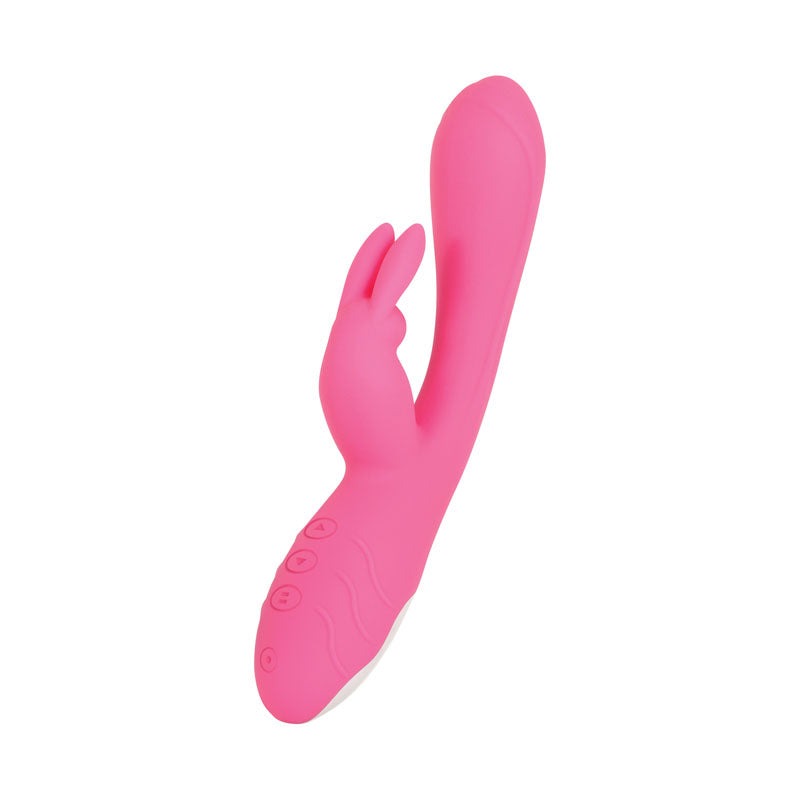 Evolved Bunny Kisses - Pink 20 cm USB Rechargeable Rabbit Vibrator-EN-RS-7662-2