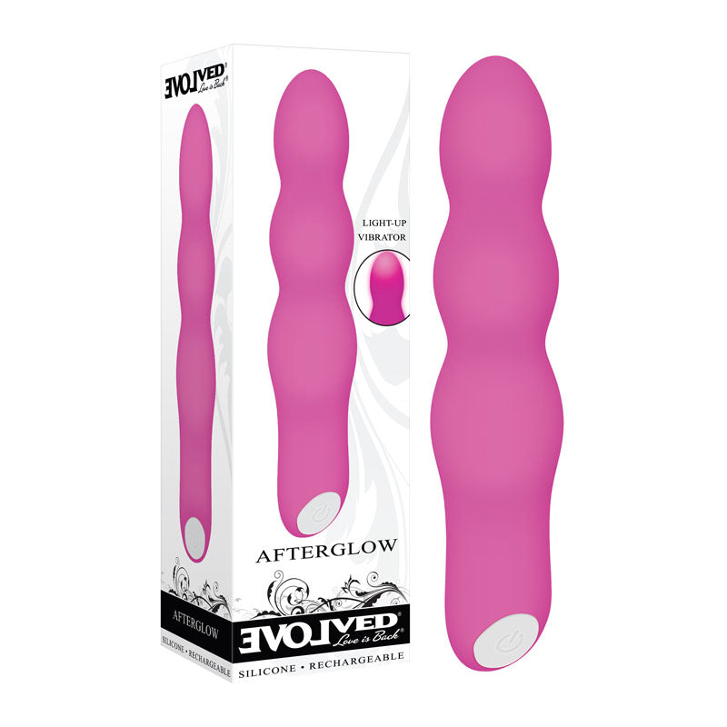 Evolved Afterglow - Pink 16.5 cm USB Rechargeable Vibrator-EN-RS-8447-2