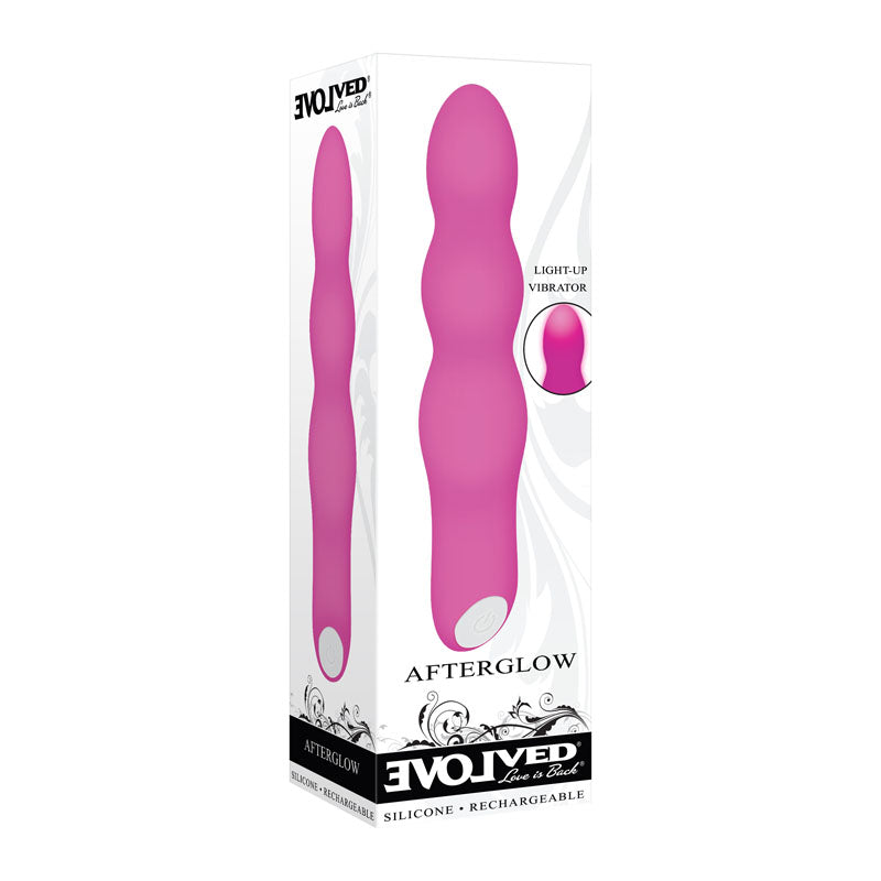 Evolved Afterglow - Pink 16.5 cm USB Rechargeable Vibrator-EN-RS-8447-2