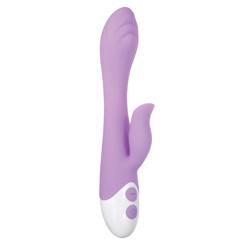 Evolved PLEASING PETAL - Lilac 19.7 cm USB Rechargeable Rabbit Vibrator-EN-RS-9246-2