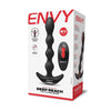 Envy Deep Reach Vibrating Anal Beads - Black 17.8 cm USB Rechargeable Vibrating Anal Beads with Wireless Remote-ENV-1002