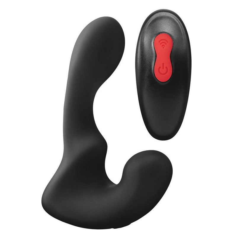 Envy Veer Vibe P-Spot Vibrator - Black USB Rechargeable Prostate Vibrator with Wireless Remote-ENV-1003