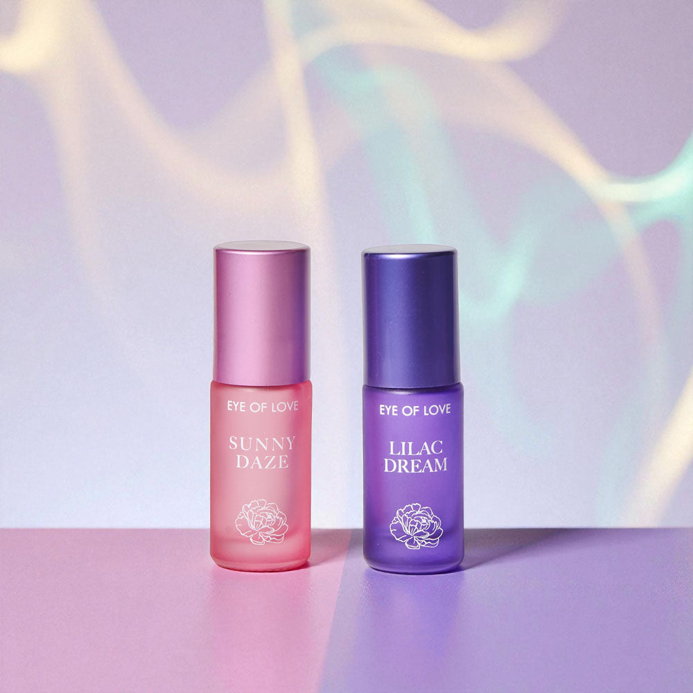 Eye Of Love Love In Bloom Pheromone Perfume Roll-On Set - Day to Night (Sunny Daze & Lilac Drea