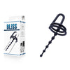 Bliss - Black Urethral Plug with Glans Ring-F06R056A00-010