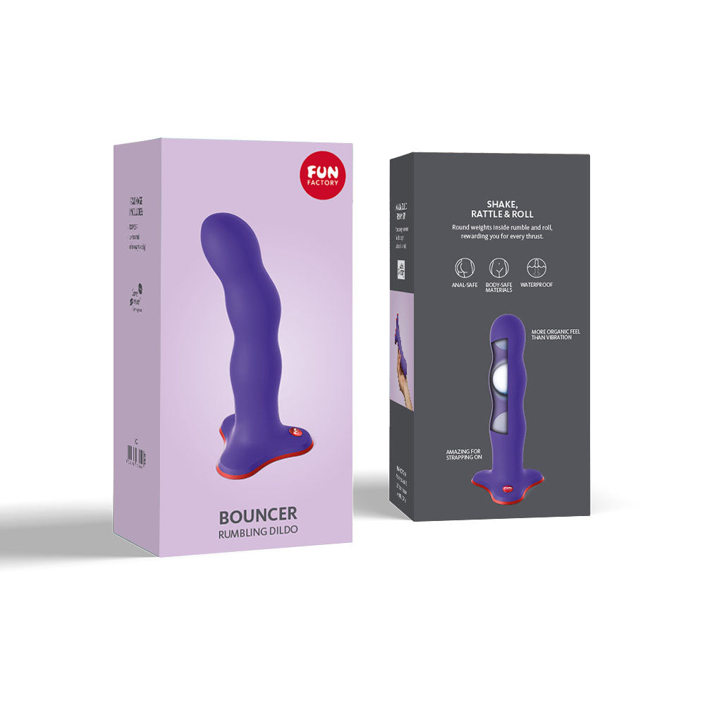 Fun Factory BOUNCER flashy purple - Flashy Purple 18.5 cm Dildo-FF000856VI01