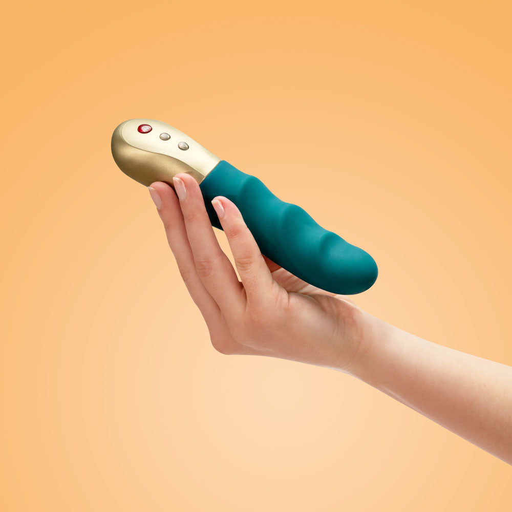 Fun Factory STRONIC PETITE deep sea blue - Deep Sea Blue 17 cm USB Rechargeable Thrusting Vibrator-FF000886PT01