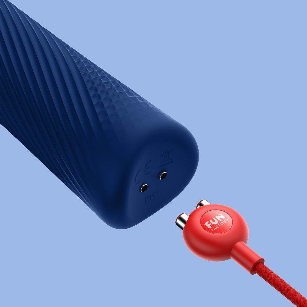 Fun Factory VIM midnight blue - Midnight Blue 31.3 cm USB Rechargeable Massager Wand-FF000897DU01
