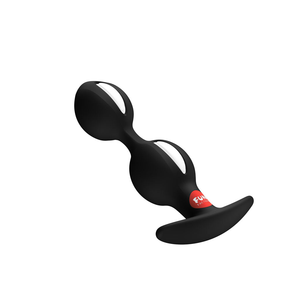 Fun Factory B BALLS DUO Black - Black 13 cm Weighted Kegel Balls-FF000946BK01