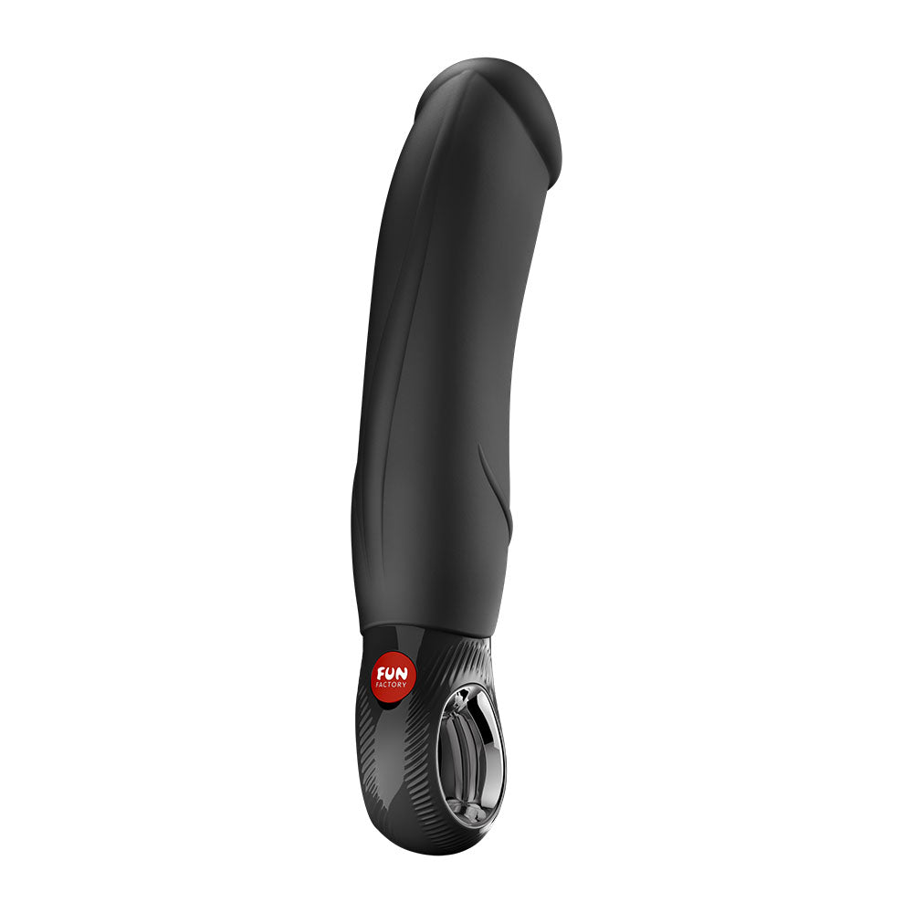 Fun Factory BIG BOSS Black - Black 22.9 cm USB-C Vibrator - FF000950BK01