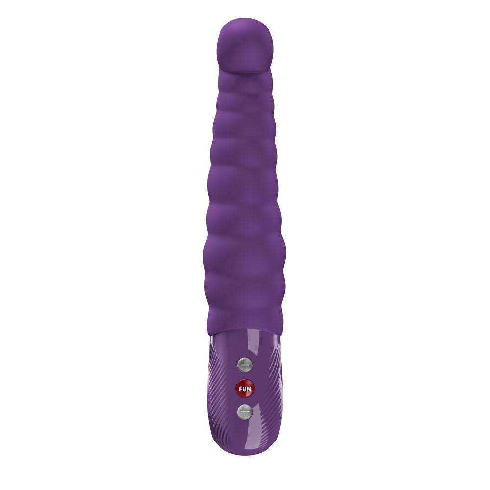 Fun Factory PATCHY PAUL Dark Violet - Dark Violet 23 cm USB-C Rechargeable Vibrator - FF000982DV01