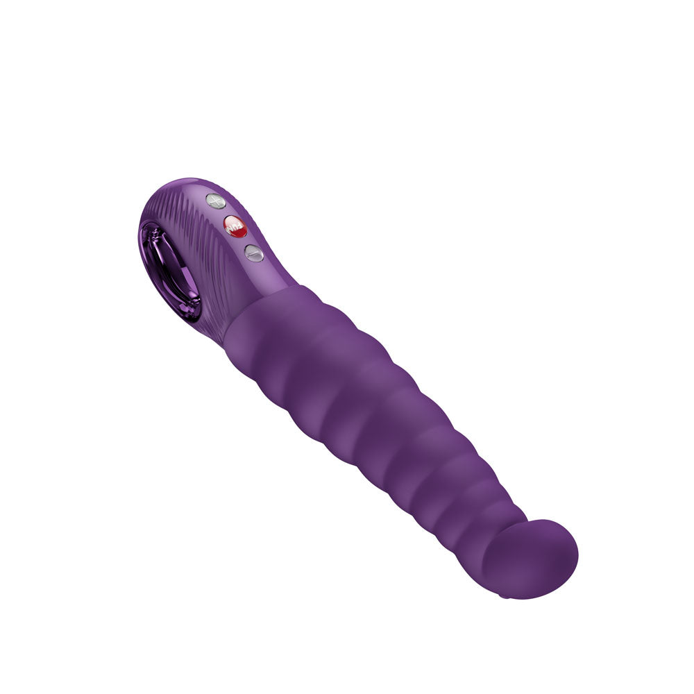 Fun Factory PATCHY PAUL Dark Violet - Dark Violet 23 cm USB-C Rechargeable Vibrator - FF000982DV01