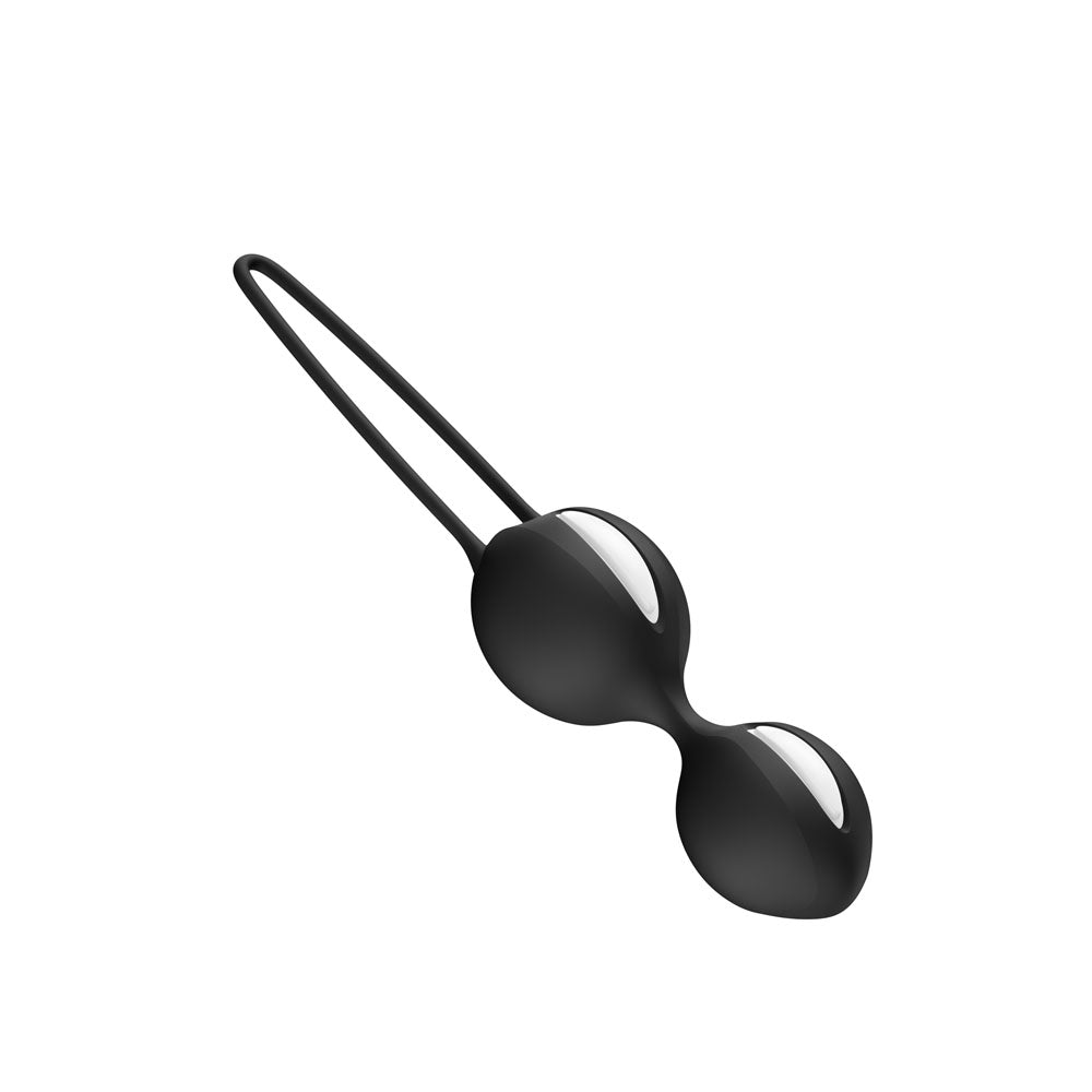 Fun Factory SMARTBALLS DUO Black - Black Weighted Kegel Balls-FF000987BK01