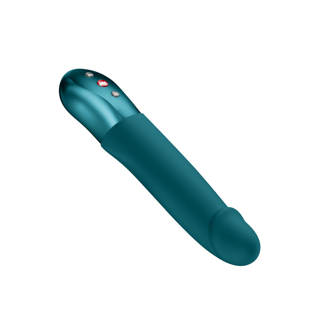 Fun Factory STRONIC REAL Bottle Green - Bottle Green USB Rechargeable Thrusting Vibrator-FF000993BT01
