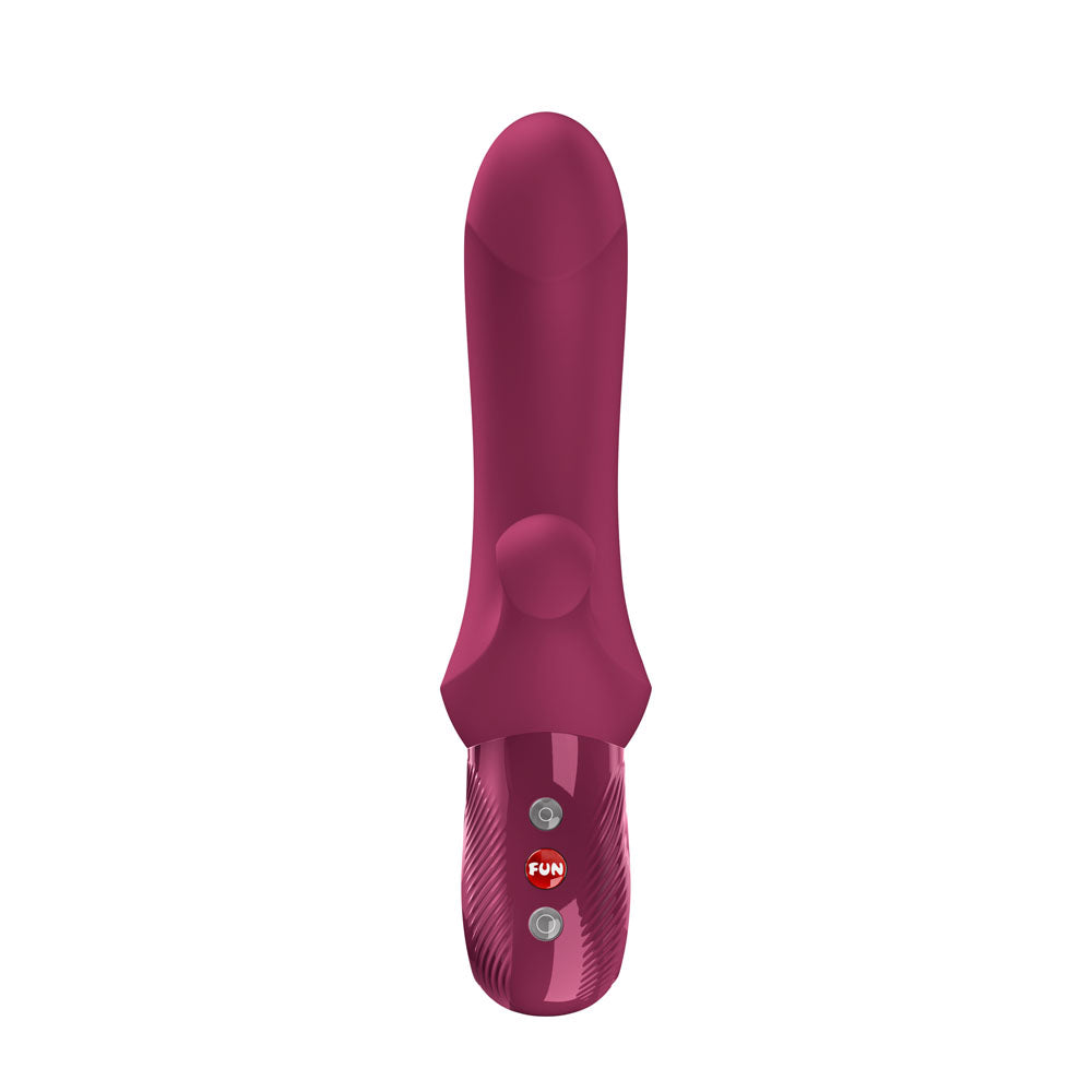 Fun Factory BI STRONIC CURVE Wine Red - Wine Red USB-C Rechargeable Thrusting Vibrator - FF001020WR01