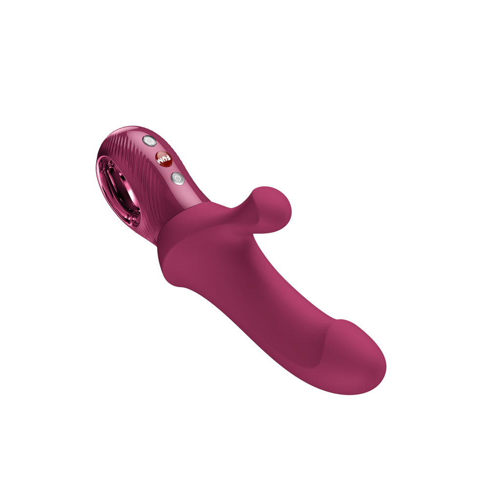 Fun Factory BI STRONIC CURVE Wine Red - Wine Red USB-C Rechargeable Thrusting Vibrator - FF001020WR01