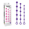 Bead Delight Silicone Anal Beads - Purple - Purple Anal Beads - Set of 3 Sizes-FKP006A000-022