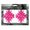 GLOW Fashion Pasties Set - Glow Pink Crystals-FLA105-NPK-OS-B