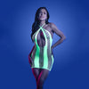 GLOW SYNTHESIZE Seamless Keyhole Dress - 1Size-(gl2137-os-b)