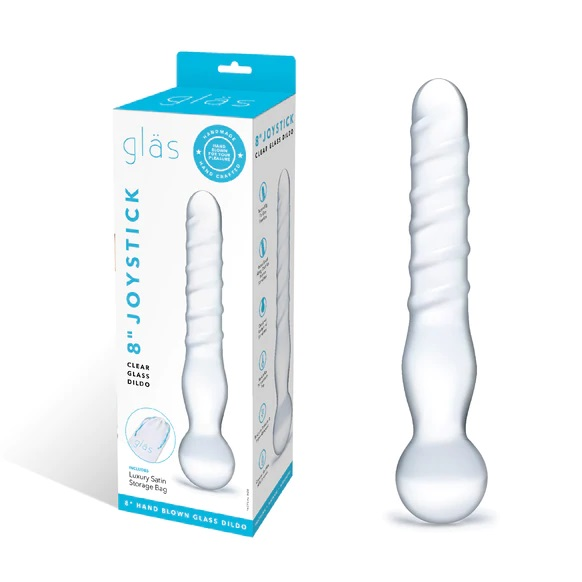 Joystick Clear Glass Dildo-GLAS-82