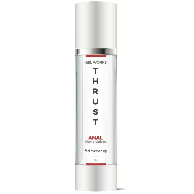 Wet Stuff Thrust - Anal Silicone Lubricant - 90 gram Airless Bottle - GW65901