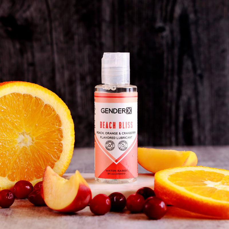  Orange & Cranberry Flavoured Water Based Lubricant - 60 ml Bottle-GX-LQ-1881-2