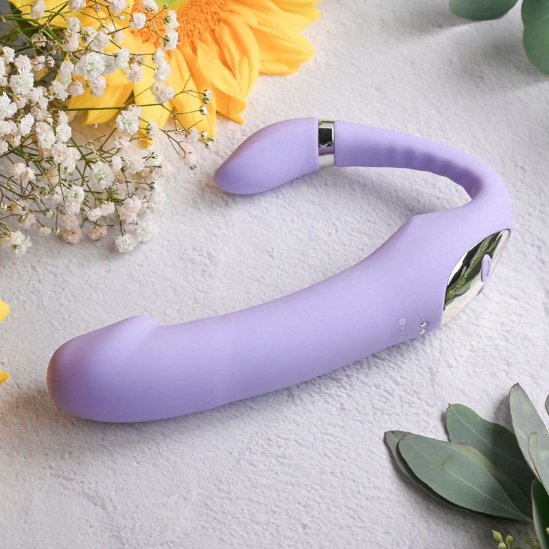 Gender X ORGASMIC ORCHID - Lilac 19 cm USB Rechargeable Strapless-Strap-On-GX-RS-0150-2