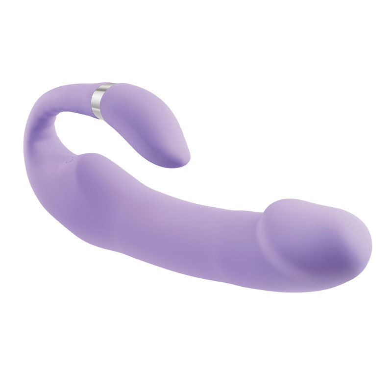 Gender X ORGASMIC ORCHID - Lilac 19 cm USB Rechargeable Strapless-Strap-On-GX-RS-0150-2