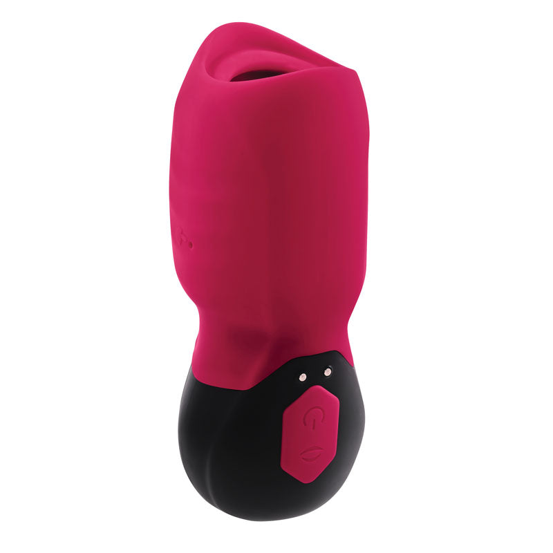 Gender X BODY KISSES - Black/Red USB Rechargeable Sucking Stimulator-GX-RS-0211-2