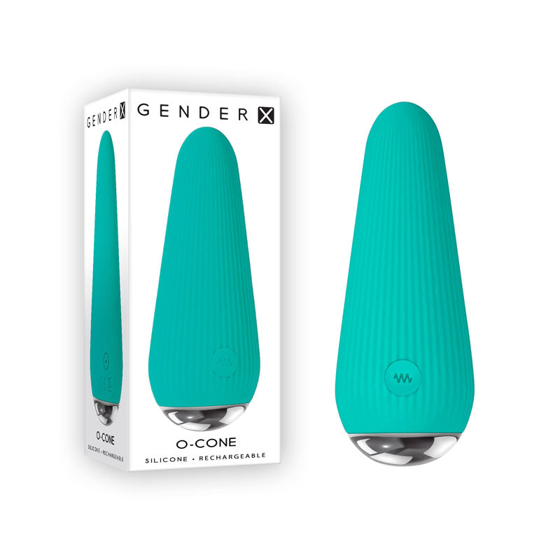 Gender X O-CONE - Blue 10.8 cm (4.25) USB Rechargeable Bullet-GX-RS-2888-2