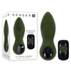 Gender X MY SECRET GARDEN - Green 14.6 cm USB Rechargeable Vibrating Butt Plug with Remote Control-GX-RS-3700-2