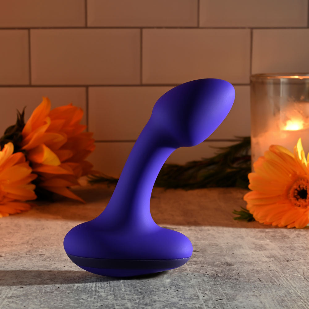 Gender X ANYBODYS PLUG - Blue 11.4 cm USB Rechargeable Vibrating Butt Plug-GX-RS-3861-2