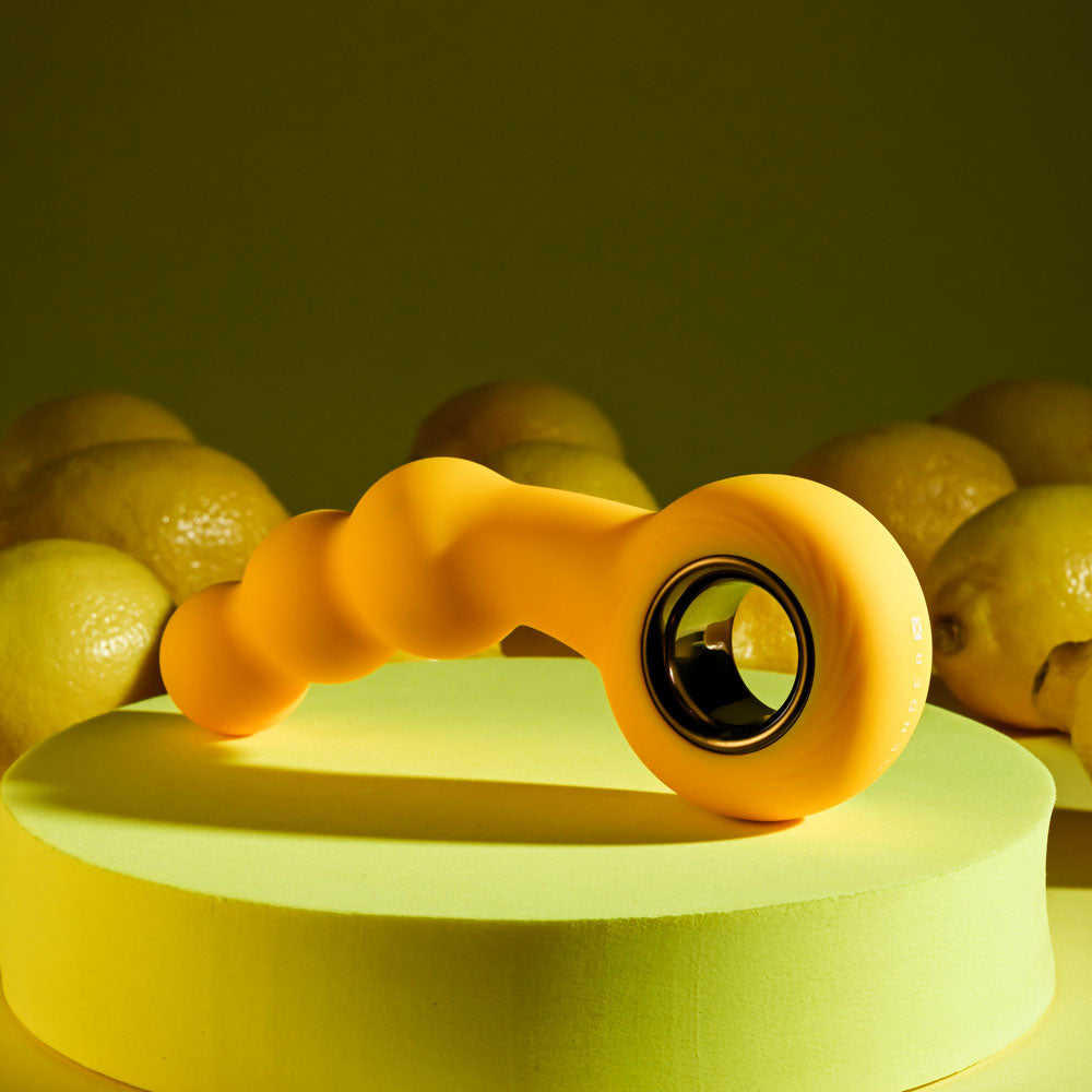 Gender X BUMBLE - Yellow 14.9 cm USB Rechargeable Butt Plug-GX-RS-5049-2