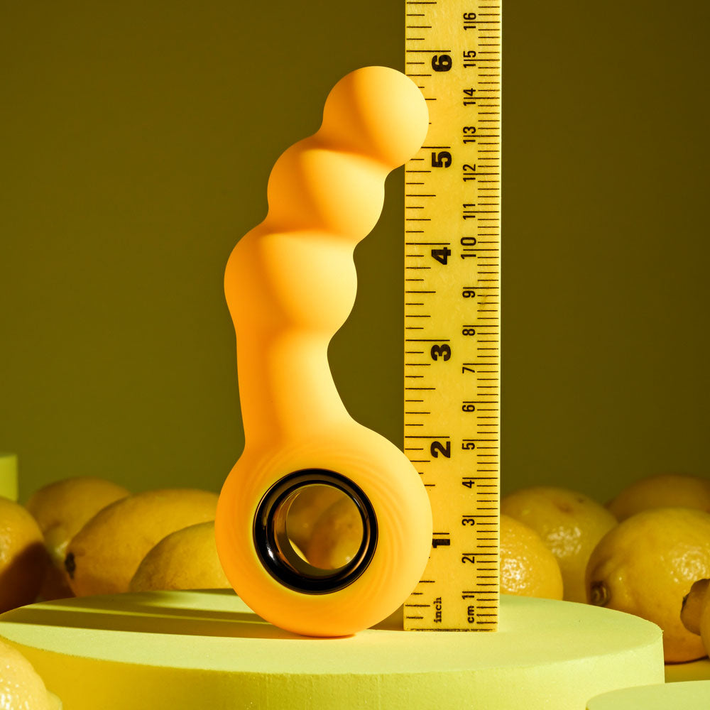 Gender X BUMBLE - Yellow 14.9 cm USB Rechargeable Butt Plug