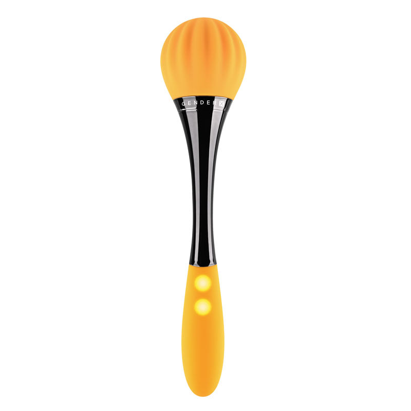 Gender X SUNFLOWER - Yellow 20 cm USB Rechargeable Massage Wand-GX-RS-8850-2