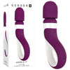 Gender X HANDLE IT - Purple/White USB Rechargeable Massager Wand-GX-RS-8874-2