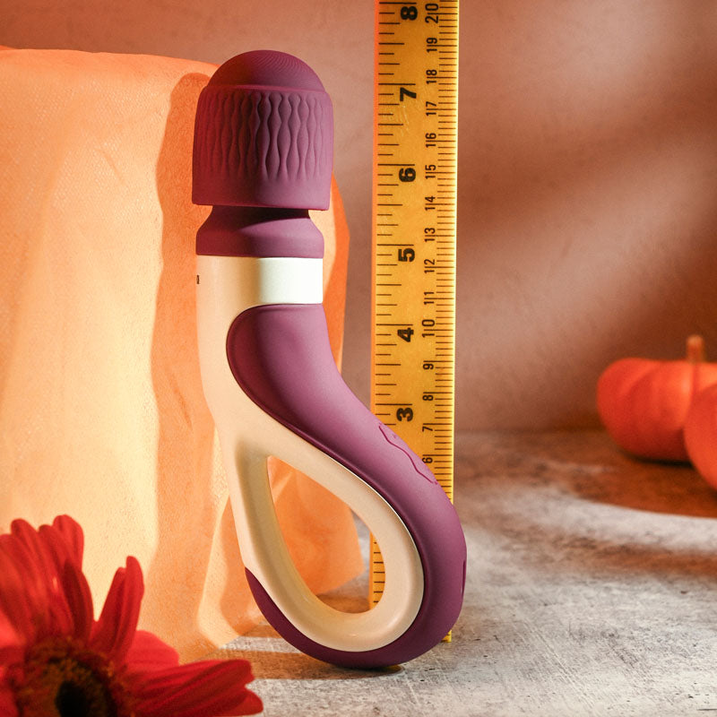 Gender X HANDLE IT - Purple/White USB Rechargeable Massager Wand-GX-RS-8874-2