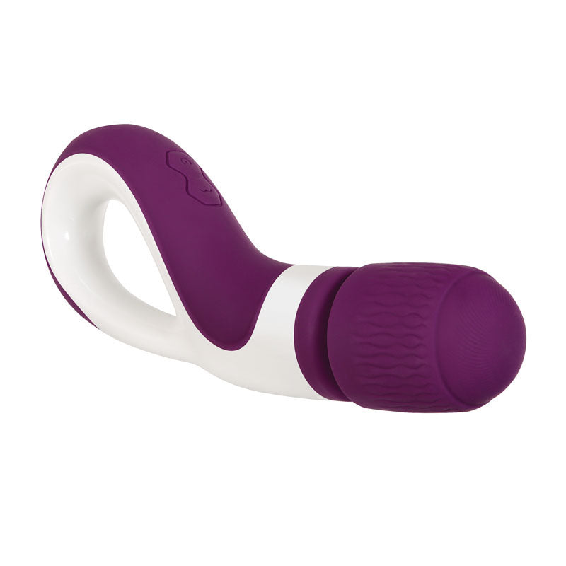 Gender X HANDLE IT - Purple/White USB Rechargeable Massager Wand-GX-RS-8874-2