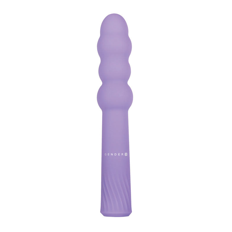 Gender X BUMPY RIDE - Purple 17.4 cm USB Rechargeable Vibrator-GX-RS-8898-2